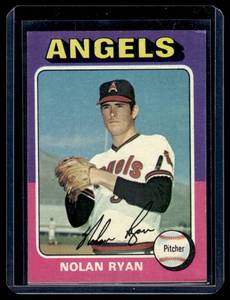 lot 32A image: Nolan Ryan 1975 Topps #500 Vintage Baseball Card