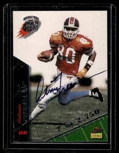 lot 41A image: Anthonio Freeman Aut Limited Edition 2,500 1995 Signature Rookied International Draft #31 Numbered 72,500 Signed Green Bay Packers Football Card