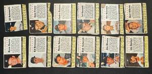 lot 130B image: 12 Card 1961 Post Vintage Lot