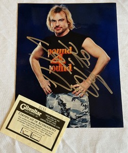 lot 163B image: Spike Dudley Signed 8x10 Wrestling Photo with COA