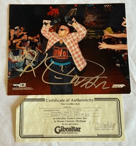 lot 166B image: Konnan Signed 8x10 Wrestling Photo with COA