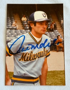 lot 5B image: Paul Molitor Signed Photo Minnesota Twins Milwaukee Brewers Baseball