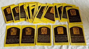 lot 93B image: 32 National Baseball Hall of Fame Post Cards including Babe Ruth, Jackie Robinson, Mickey Mantle, Yogi Berra and More