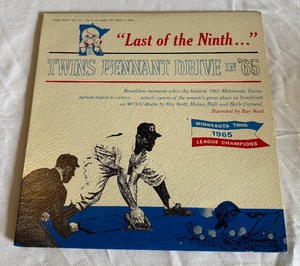 lot 95B image: Minnesota Twins Pennant Drive in 65 Limited Edition 33 13 LP Record - Vintage Baseball