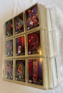 lot 98B image: 1000 1990s Basketball Card in Binder Sheet - Not Picked Through, Includes Michael Jordan and Other Stars