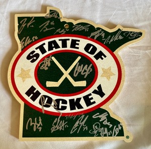 lot 10B image: Minnesota Wild Team Signed With 20 Autographs - Hockey