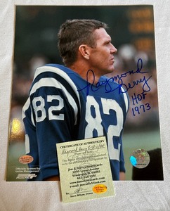 lot 31B image: Ray Berry Signed 8x10 Football Photo with COA