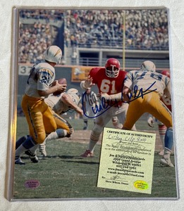 lot 36B image: Curly Culp Signed 8x10 Football Photo with COA