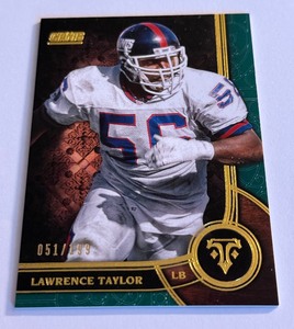 lot 85A image: Lawrence Taylor 199 2015 Topps Triple Threads #72 Numbered 051199 Football Card