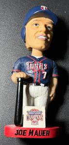 lot 246 image: Joe Mauer Bobblehead Minnesota Twins Baseball