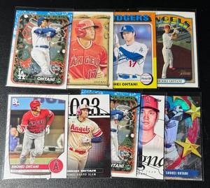 lot 192 image: Shohei Ohtani 9 Baseball Card Lot