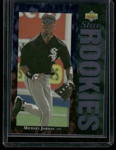lot 119A image: Michael Jordan RC  1994 Upper Deck #19 Chicago White Sox Baseball Card