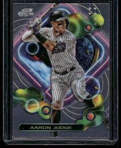 lot 128A image: Aaron Judge   2023 Topps Chrome #62 New York Yankees Baseball Card