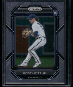 lot 188A image: Bobby Witt Jr. RC  2023 Panini Prizm #254 Kansas City Royals Baseball Card