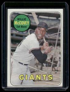 lot 160A image: Willie McCovey   1969 Topps #440 San Francisco GiantsPhiladelphia PhilliesChicago Cubs Baseball Card