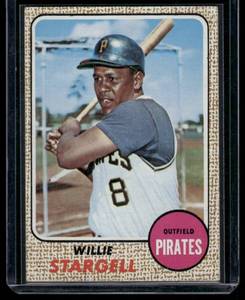 lot 170A image: Willie Stargell   1968 Topps #86 Pittsburgh Pirates Baseball Card