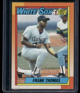 lot 172A image: Frank Thomas RC  1990 Topps #414 Chicago White Sox Baseball Card
