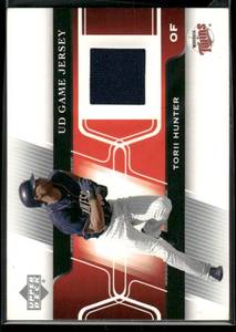 lot 193A image: Torii Hunter Relic   2005 Upper Deck Game Classic New jersey Cardinals #GJ-HU Minnesota Twins Baseball Card