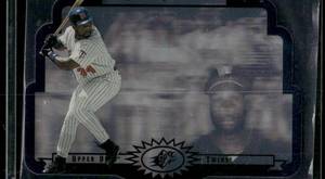 lot 194A image: Kirby Puckett Die Cut   1996 Upper Deck SPx #36 Minnesota Twins Baseball Card