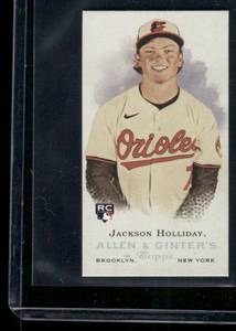 lot 134A image: Jackson Holliday RC  2024 Topps Allen and Ginter  Minis #RD-15 Baltimore Orioles Baseball Card