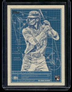 lot 135A image: Elly De La Cruz   2024 Topps Superstar Blueprint #SB-15 Cincinnati Reds Baseball Card