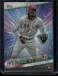 lot 184A image: Elly De La Cruz RC  2024 Topps Stars of MLB #SMLB-23 Cincinnati Reds Baseball Card