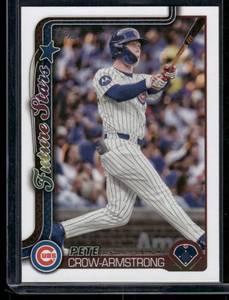 lot 205A image: Pete Crow-Armstrong   2025 Topps Future Stard #290 Chicago Cubs Baseball Card
