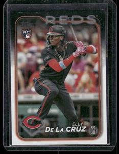 lot 206A image: Elly De La Cruz RC  2024 Topps #141 Cincinnati Reds Baseball Card