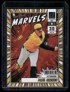 lot 127A image: Paul Skenes Insert   2025 Donruss Diamond Marvels #1 Pittsburgh Pirates Baseball Card
