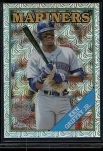 lot 220A image: Ken Griffey Mojo Refractor   2023 Topps #T88C-66 Seattle Mariners Baseball Card