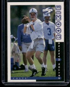lot 263A image: Peyton Manning RC  1998 Score #233 Indianapolis Colts Football Card