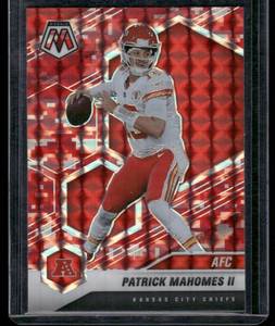 lot 320A image: Patrick Mahomes II   2021 Mosaic Prizm #221 Kansas City Chiefs Football Card