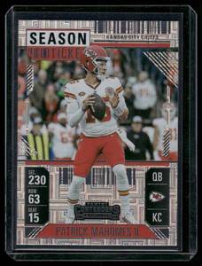 lot 321A image: Patrick Mahomes II   2024 Panini Contenders Season Ticket Retail #50 Kansas City Chiefs Football Card