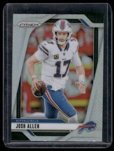 lot 333A image: Josh Allen   2024 Panini Prizm #28 Buffalo Bills Football Card