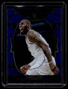 lot 378A image: LeBron James   2023 Panini Blue Select Concourse #26 Los Angeles Lakers Basketball Card