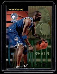 lot 380A image: Kevin Garnett RC  1996 Fleer Firm Foundation #335 Minnesota Timberwolves Basketball Card