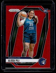 lot 398A image: Alissa Pili  156299 2024 WNBA Prizm Red #150 Minnesota Lynx Basketball Card