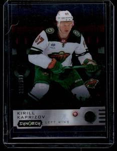 lot 403A image: Kirill Kaprizov  329599 2023 Upper Deck Synergy Cranked Up Blue #CR-KK Minnesota Wild Hockey Card