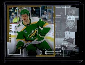 lot 412A image: Brock Faber   2023 Upper Deck 1998-99 UD3 #UD3-7 Minnesota Wild Hockey Card