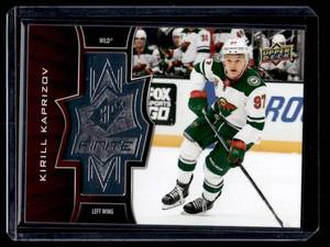 lot 414A image: Kirill Kaprizov  23252999 2020 Upper Deck SPx Finite #SF-41 Minnesota Wild Hockey Card