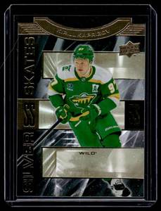 lot 415A image: Kirill Kaprizov   2023 Upper Deck Silver Skates #SS-15 Minnesota Wild Hockey Card