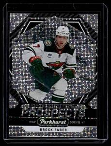 lot 419A image: Brock Faber RC  2023 Parkhurst Prominent Prospects #PP-BF Minnesota Wild Hockey Card