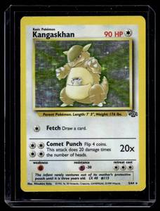 lot 424A image: Kangaskhan  Rare Holo Pokemon Card