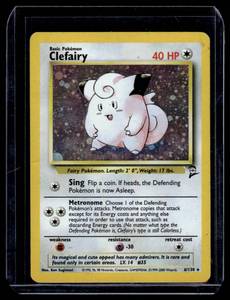 lot 426A image: Clefairy  Rare Holo Pokemon Card