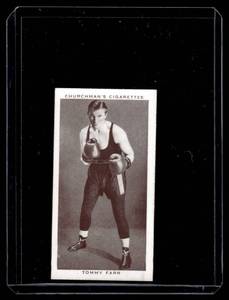 lot 432A image: Tommy Farr   1938 Boxing Personalities #15  Card