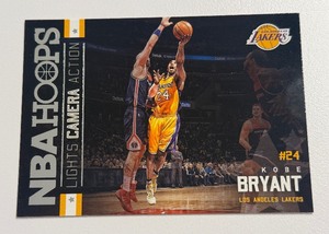 lot 98A image: Kobe Bryant 2015-16 Hoops Lights Camera Action #35 Basketball Card