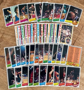 lot 140B image: 47 Card Lot of 1978-1979 Topps Vintage Basketball