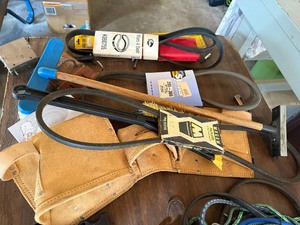 lot 60 image: BELTS AND VARIOUS OTHER ITEMS