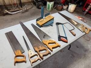 lot 67 image: HAND SAWS