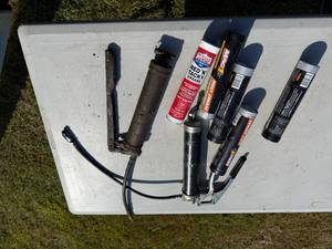 lot 126 image: GREASE AND GREASE GUNS